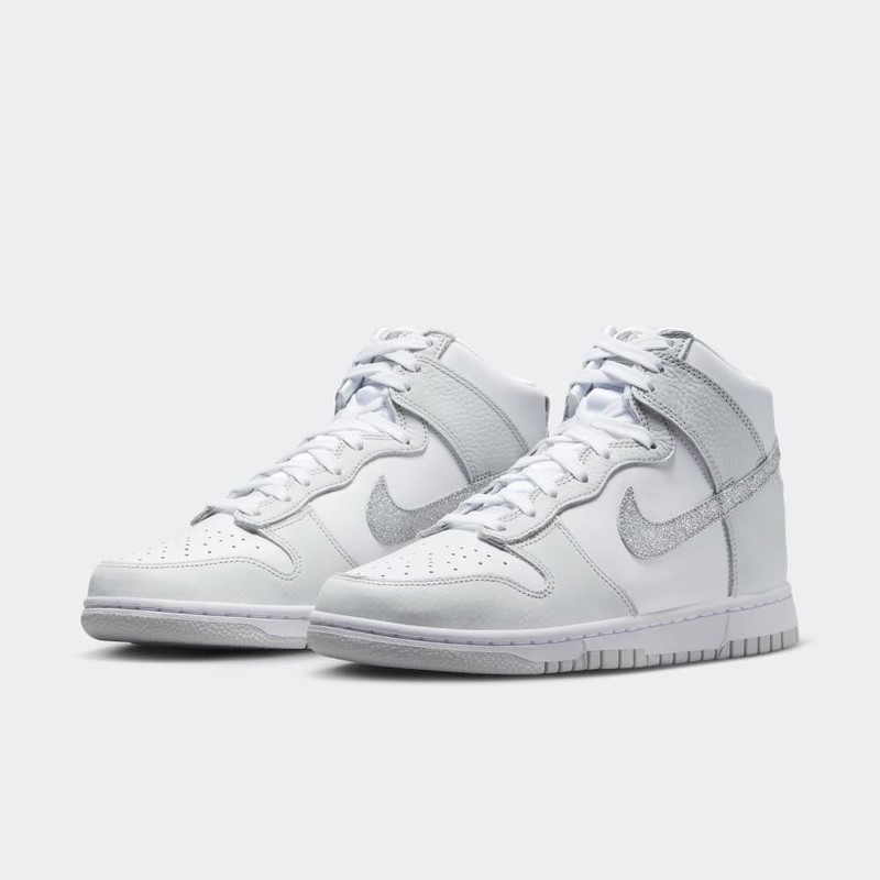 Nike Dunk High Silver Swoosh Fj Grailify